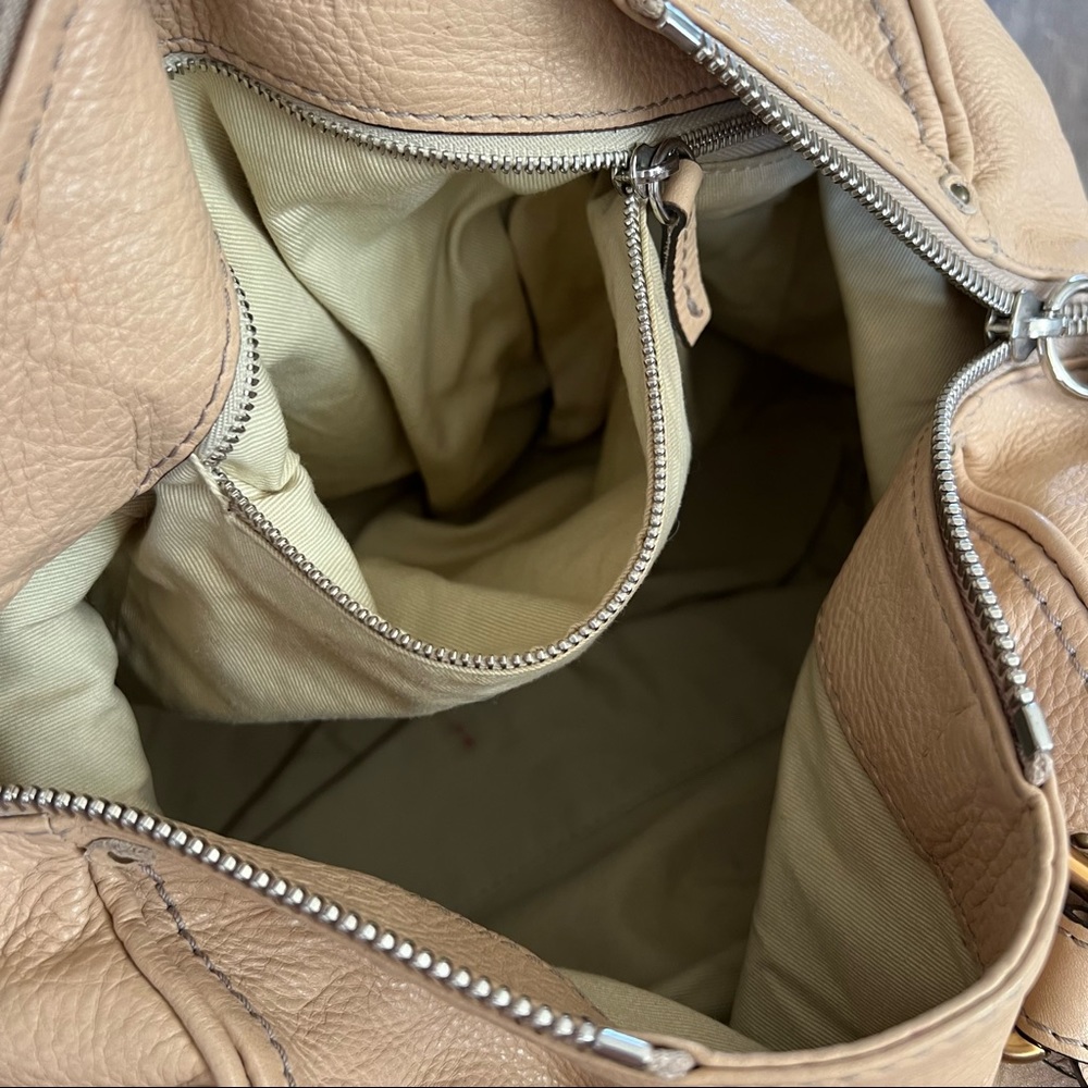 Chloe Calfskin Medium Paddington Satchel Beige - Picture 11 of 15